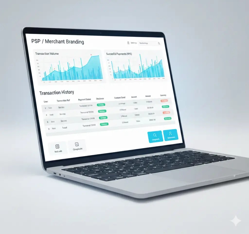 Branded merchant dashboard